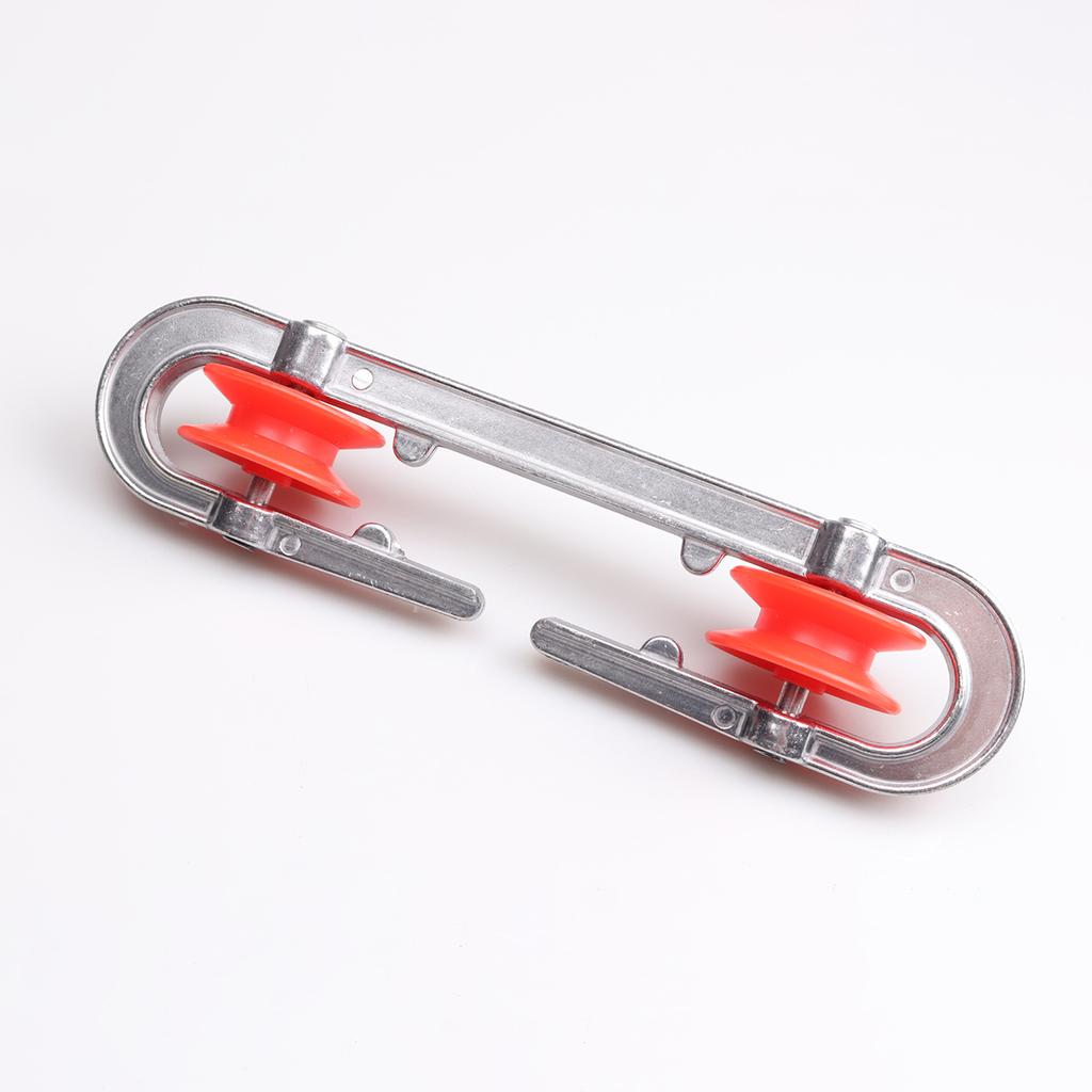 1 PC Aluminum Clothesline Spreader Pulley Clothesline Accessories For Heavy Loads And Long Clothesline