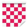 Wallpaper Checkerboard of Roses, White and Powder Pink 50x1000