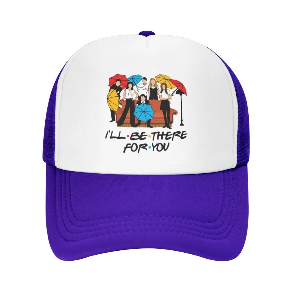 Custom Classic Unisex Friends TV Show Trucker Hat Adult Adjustable Baseball Cap Women Unisex Outdoor Trucker Cap
