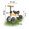 Balance Bike with 4 Wheels Nukido NK-600