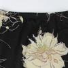 Goth Dark Y2K Aestheics Double Layer Mesh A Line Skirt Women Fashion Florals Print Slim Skirts Fairy Streetwear Gothic Bottoms