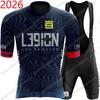 Set Tricou Ciclism 2026 Echipa L39ION Legion of Los Angeles Îmbrăcăminte Ciclism Bărbați Vara Tricouri Bicicletă de Șosea Costum Pantaloni Scurți cu Bretele Bicicletă