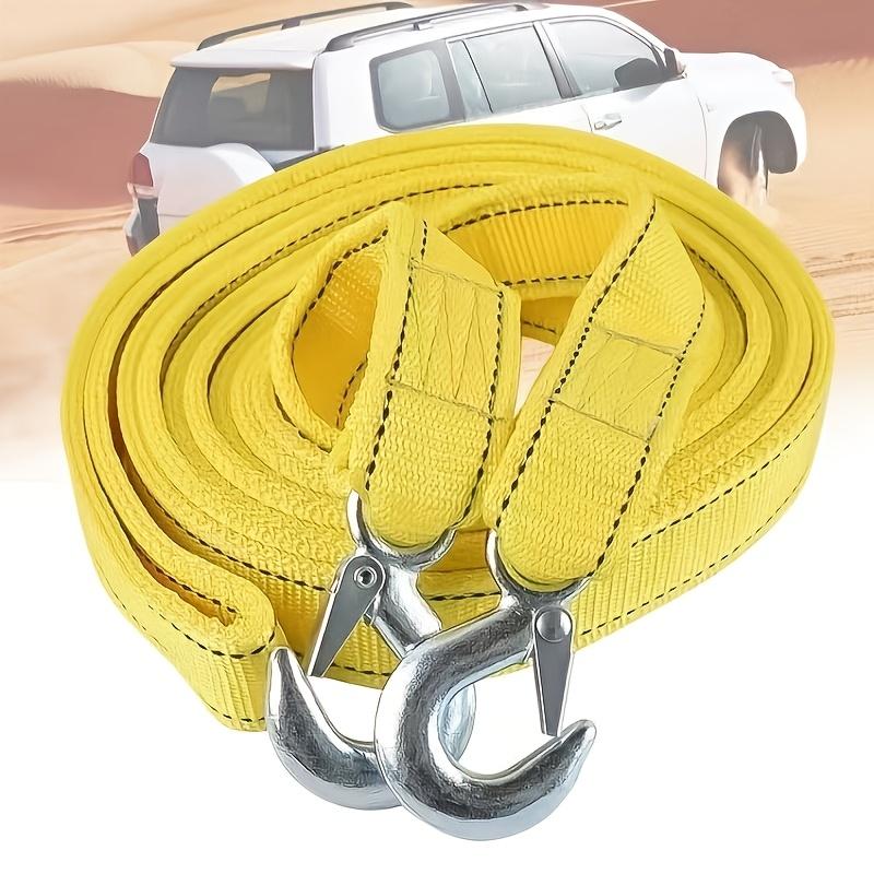 Vysoce odolné přívěsové lano Dvouvrstvý nylon se zesílenými oky a měkkými smyčkami Vhodné pro většinu vozidel, Ideální pro pomoc při nakládání