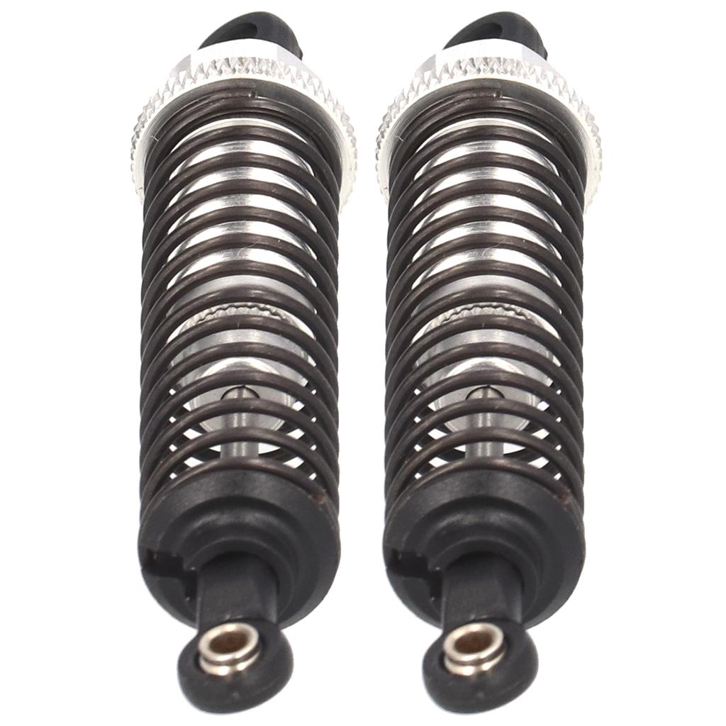 2Pcs 80mm RC Aluminium Shock Absorber Damper for TRAXXAS SLASH 2WD RC Car Upgrade PartsSilver