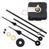 Wall Clock Movement Mechanism Kits with 2Pairs of Metal Hands High Precision Long Shafts for Customs Clock Repair Parts
