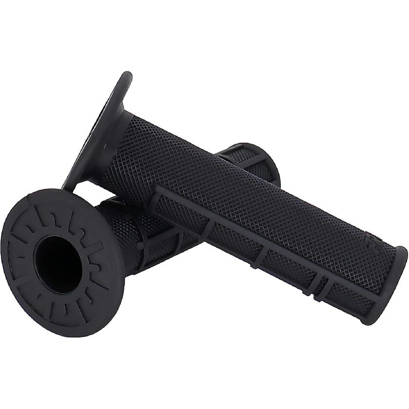 ATV Hand Grips 7/8" Soft Rubber Grip Compatible With ATV Arctic Cat Suzuki Yamaha Kawasaki Honda 400Ex -Black