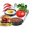 6pcs Nonstick Omelette Mold Stainless Steel Pancake Mold Household Egg Mold  Breakfast