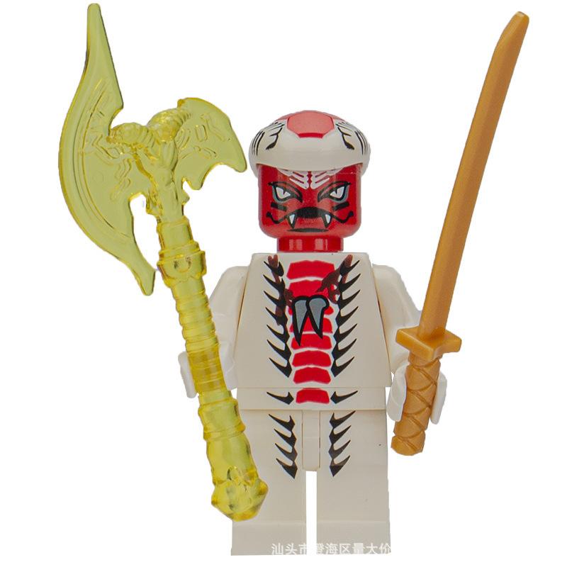 Villain Ninja Basilisk Tide Play Building Block Doll Assembly Educational Toys