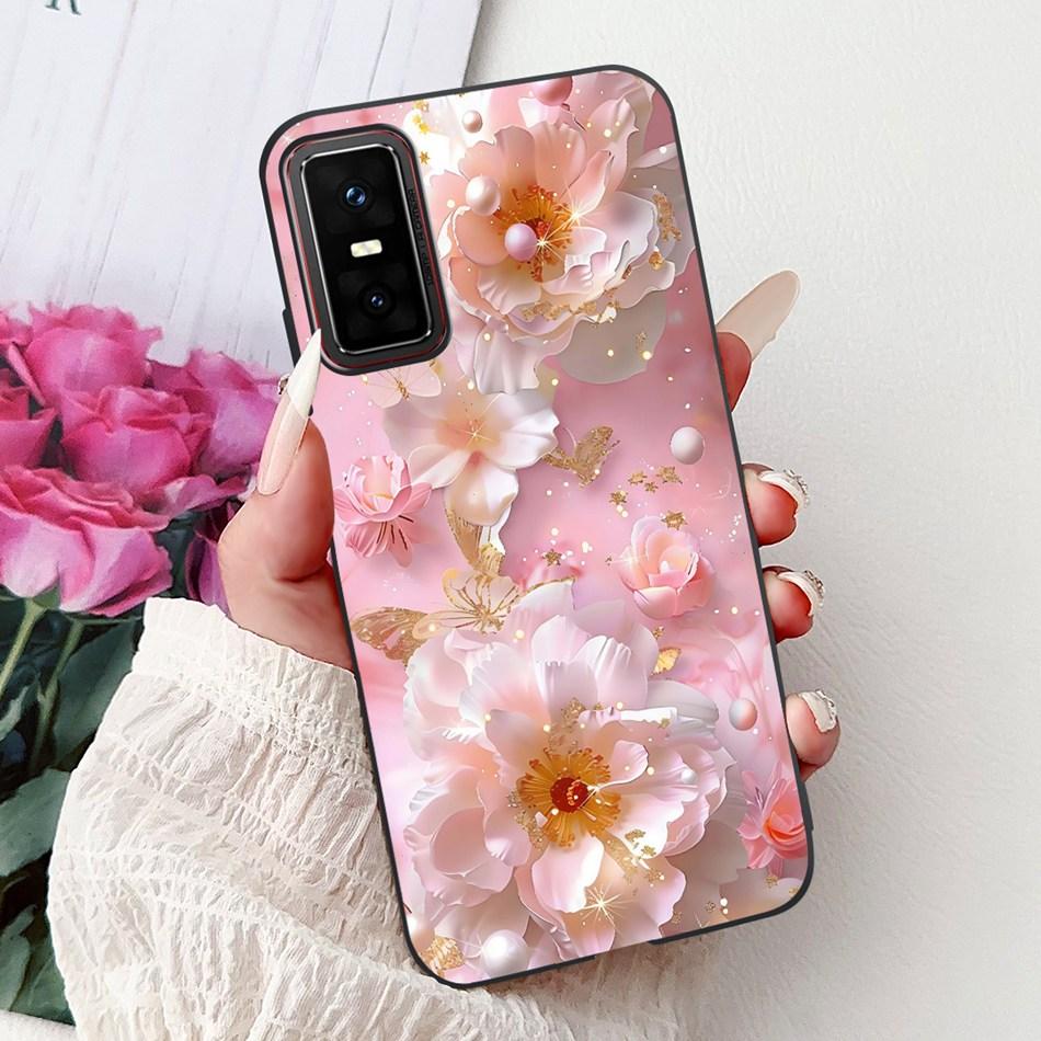 For Infinix GT 30 Pro X6873 2025 Elegant Floral Butterfly Phone Case For Infinix GT30 Pro 5G Soft Silicone TPU Cases