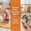 30pcs Various Shapes Biscuit Cutters Set Stainless Steel Mini Cookie Cutters  For Chocolate Baking
