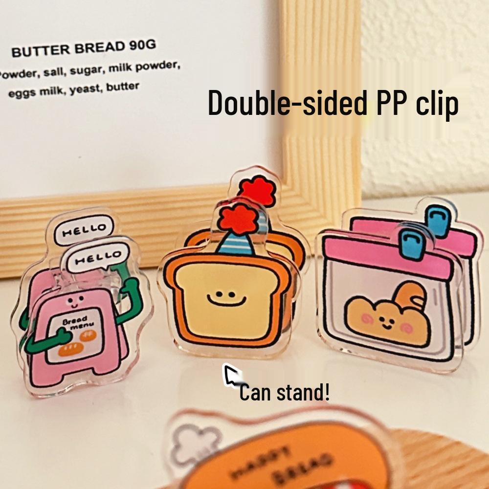 Charming Cartoon Decorative Acrylic Memo & Sealing Clip