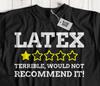 Unisex Funny Latex T-Shirt Natural Rubber Latex Allergy Gifts