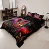 3PCS Time Card Printed Bedding Set Soft Dormitory Bedroom Decor Multiple Sizes for Choosing Machine Washable 2026 New Year Gifts