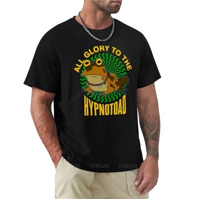 Mens T-shirts Cotton Teeshirt All Glory To the Hypnotoad T-Shirt Tee Sports Fan T-shirts Graphic T Shirt Men's T-shirt