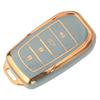 Jingyuqin 2/3/4 Buttons Soft TPU Car Key Cover Case For Toyota CHR Hilux Land Cruiser 200 Camry Corolla RAV4 Highlander Crown