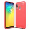 Kryt - samsung - galaxy a20e - tpu nárazuvzdorný - červený - ohebný