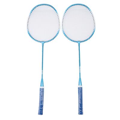 Badminton Set Iron Alloy Incrsed Ar Shock Absorption Lightweight Badminton Racket Set for Beginner Children Adults