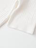 European Style Women's White Short Sleeve Knit Top - Spring 2026