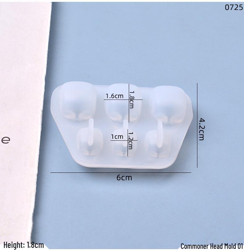 Poppy DIY Skull Bracelet Silicone Mold