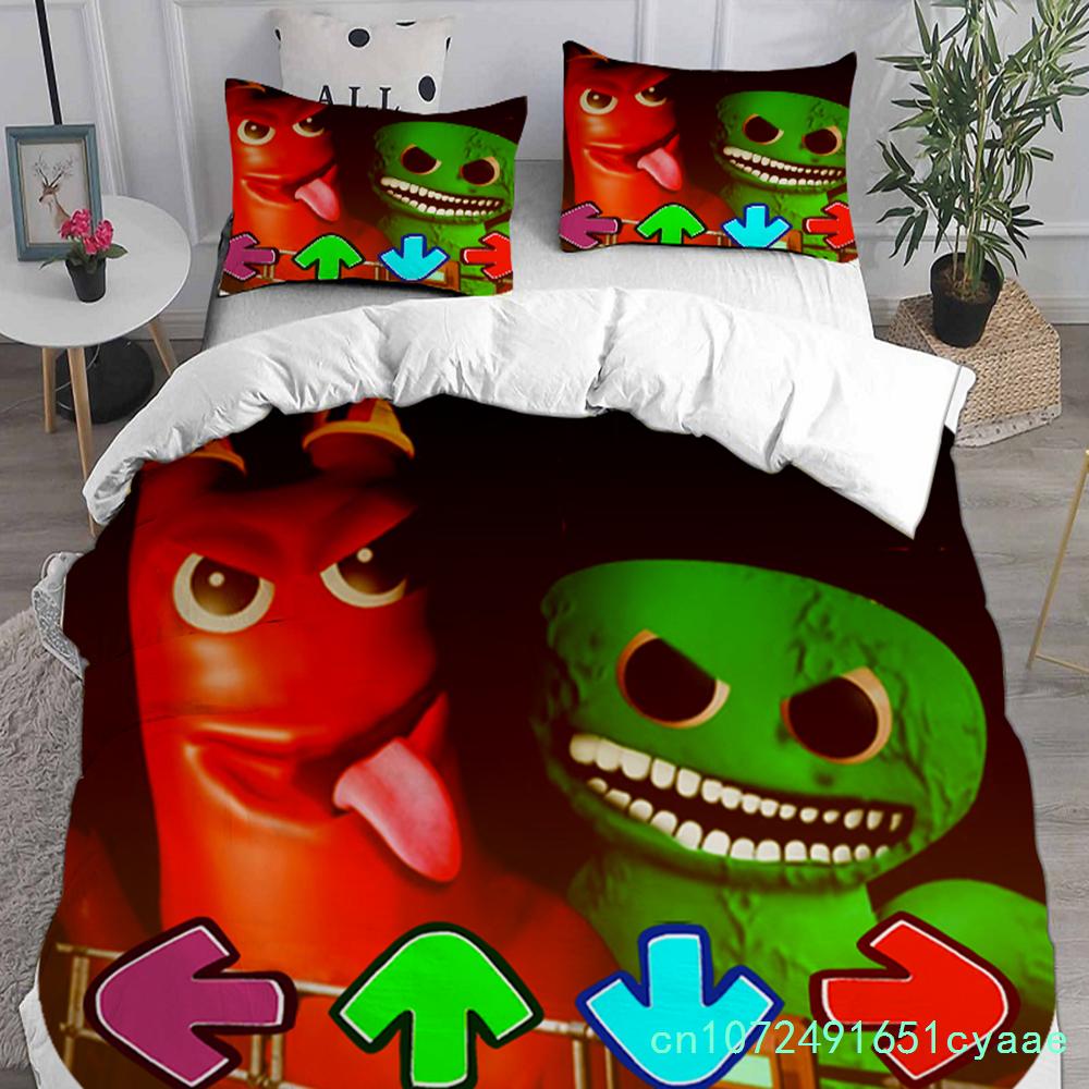 Game Garten Of Banban Bedding Sets Comforter Quilt Bed Cover Duvet Cover Pillow Case 2-3 Pieces Sets Kids Adult Size
