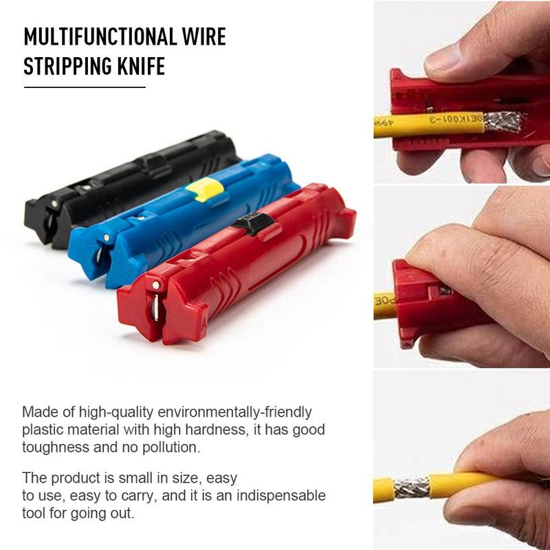 Multi-function Electric Wire Stripper Pen Rotary Coaxial Wire Cable Pen Cutter Stripping Machine Pliers Tool For Cable Puller