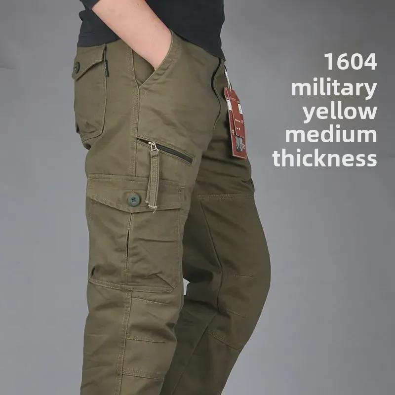 Men's Spring Loose Straight Sports Casual Trousers - Durable Outdoor Wear-Resistant Overalls