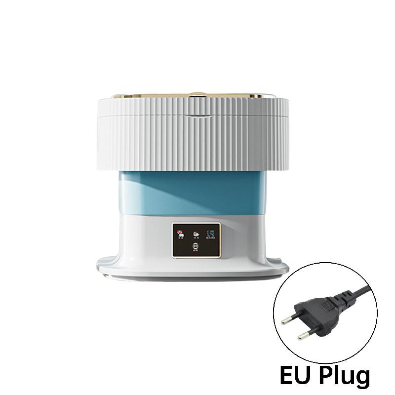 

Домашняя Портативная Стиральная Машина с Вращающейся Функцией Общежития Детские Принадлежности Blue EU