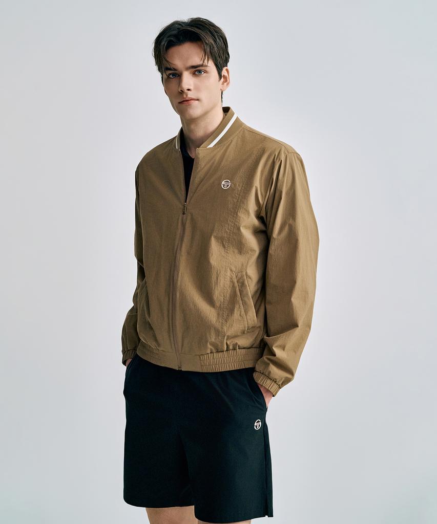 Sergio Tacchini U Light Stretch Varsity Jacket (D.Beige)