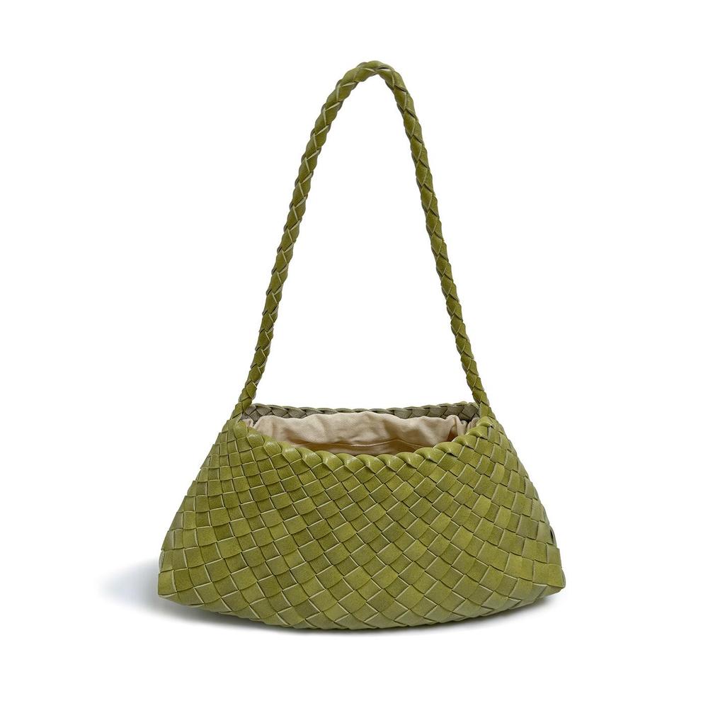 2025 Hand-Woven French Market Basket: A Versatile Underarm and Shoulder Handbag