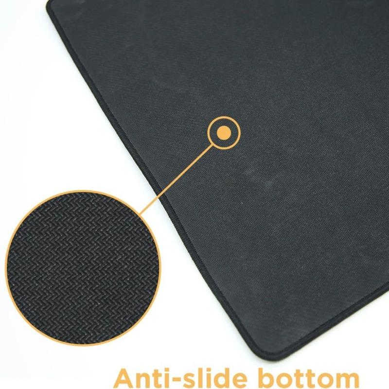 Black and White Gaming Mouse Pad Computer Laptop Keyboard Big Desk Mats Anti-slip Locking Edge Carpet 90x40cm Gaming Accessories