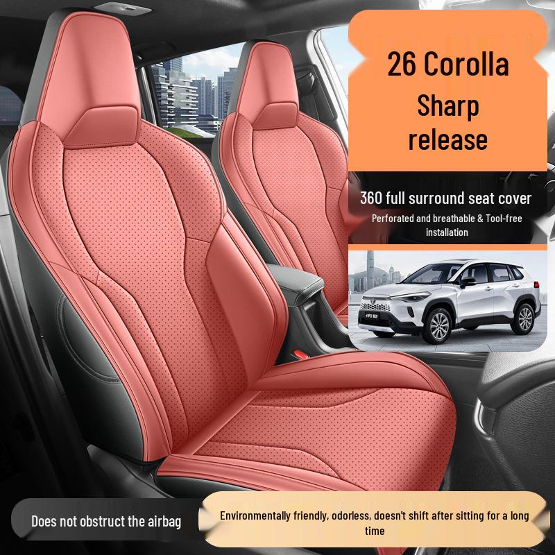 Toyota Corolla Ruifang Seat Covers: Universal, Year-Round Fit for 26 Models, Fully Enclosed Interior, Car Seat Cushions and Mat Covers.