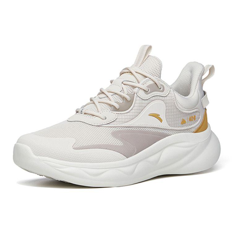 Anta Mian Mian Dan 2 Soft Sole Shock Absorbing Breathable Low Top Running Shoes Men Sneakers Gray 912215535-3