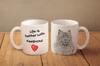 Keeshond, Dutch Barge Dog, Smiling Dutchman, - Cup with a Dog, Cup with a Photo, Personalized Gift from the Art-Dog Brand