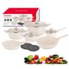 Set 12 Elemente. Marmorierte Töpfe Klausberg Kb-7959