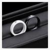6MM Black & White Ceramic Single Diamond Ring - Trendy Couple's Fashion