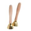 2 Pairs Hand Percussion Bells With Strings/Handles Music Learning Toy For Music Education And Rhythm Training Enduring