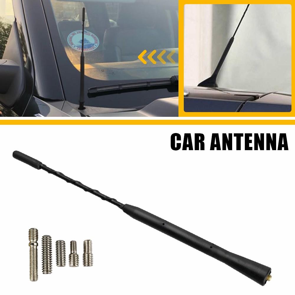 Universal 9inch Antenna Car Replacement Anti Noise Beesting Aerial FM Radio Antenna with Screws For Mazda 3 Opel BMW Seat Suzuki