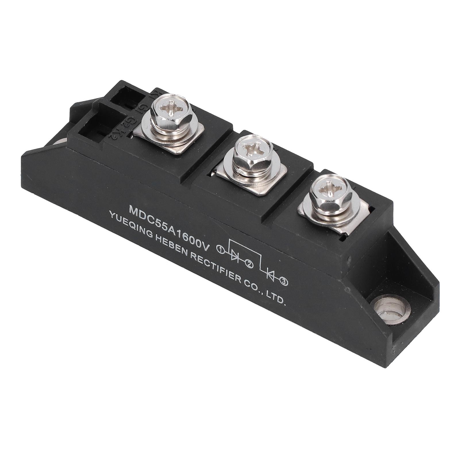 

Rectifier Module 3 Terminals Bridge Rectification Power Supply Accessories MDC55A 1600V