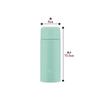 Zojirushi Stainless Steel Tumbler 250ml, Soft Turquoise, Seamless Lid, Easy Cleaning, Compact Screw Top Flask - SM-MA25-AL
