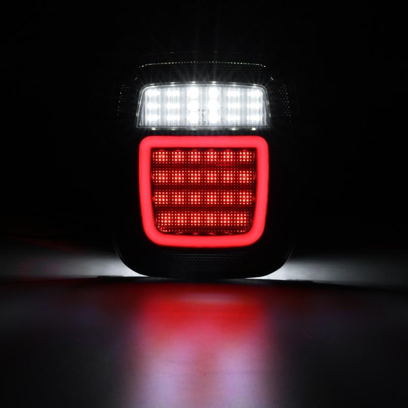 2pcs/set 83 LEDs Universal Tail Lights Brake Reverse Lights for Jeep Wrangler CJ TJ YJ JK