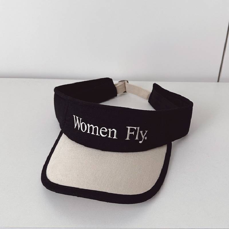 

Childrens Summer Breathable Sun Hat With Curved Brim And Letter Print For Outdoor Protection чорний