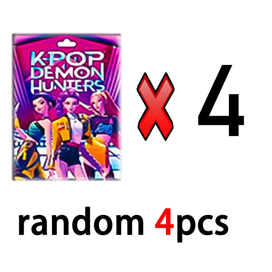 Kpop Demon Hunters Blind Box Figure Toy Set, Collectible, Derpy Tiger, Rumi, Mira, Zoey, Christmas Dolls for Fans, 1-24Pcs