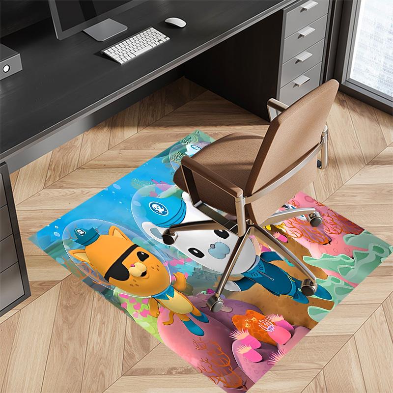 The Octonauts2 Printed Absorbent Washable Carpet, Non-Slip Bathroom Mats, Kitchen Rugs, Yoga Mat,Living Room Entrance, Camping Picnic Rugs