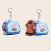 Cartoon Marmot Keychain Portable Groundhog Keychain Creative Backpack Keychain  Animal Lovers