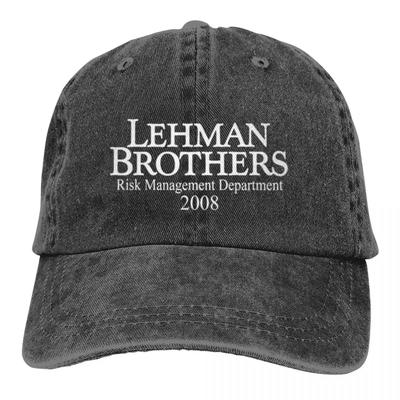 Departamento de Gestión de Riesgos de Lehman Brothers 2008 Regalo Informal Una Gorra de Béisbol