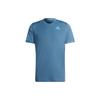 T Shirts Men's Blue Crew Neck Moderate HB8033