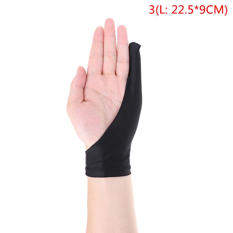 1Pc Two Finger Anti-Fouling Glove For Drawing & Pen Graphic Tablet Pad