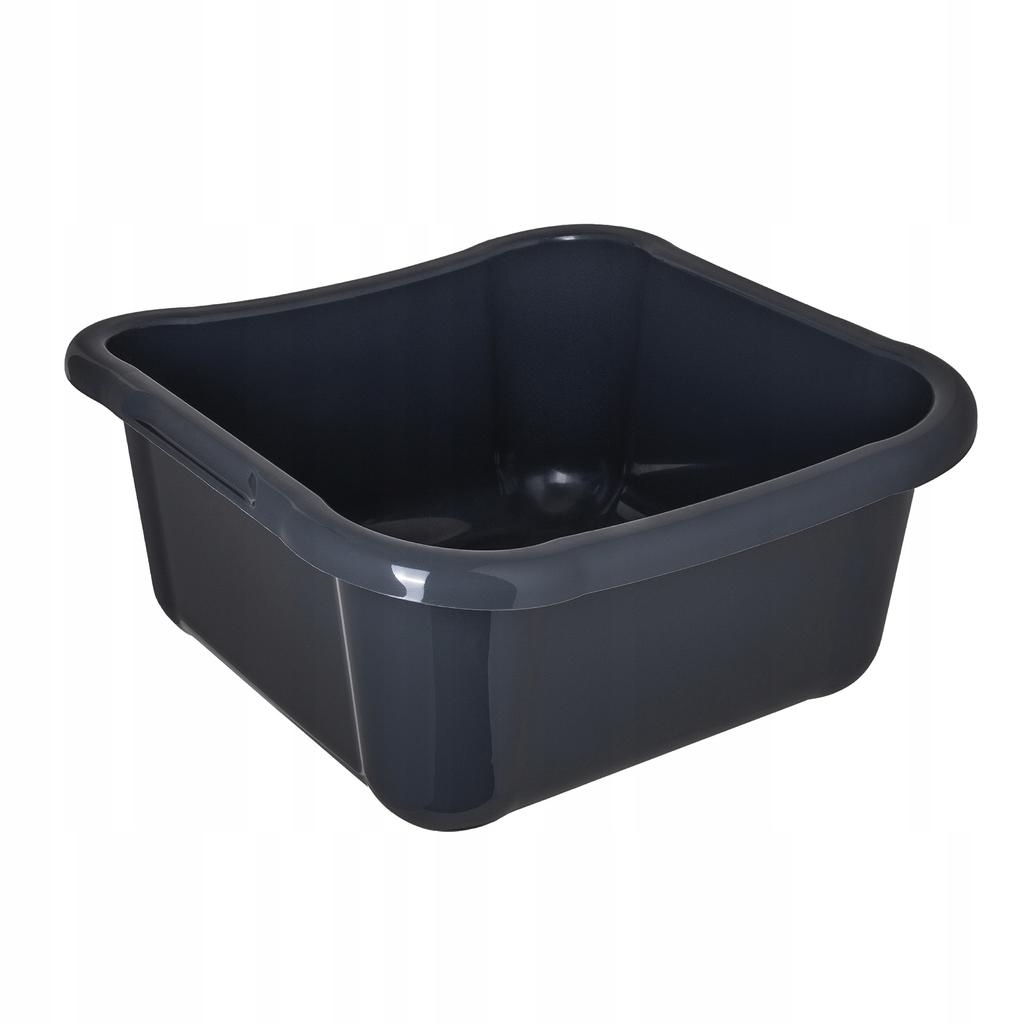 KADAX Square Bowl Plastic Basin Large With Handles