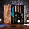 Feather Pen Magic Academy Dip Set With Wax Seal Kit Calligraphy Gift