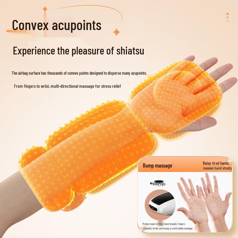 AUX Electric Hand Massager with Heat and Kneading